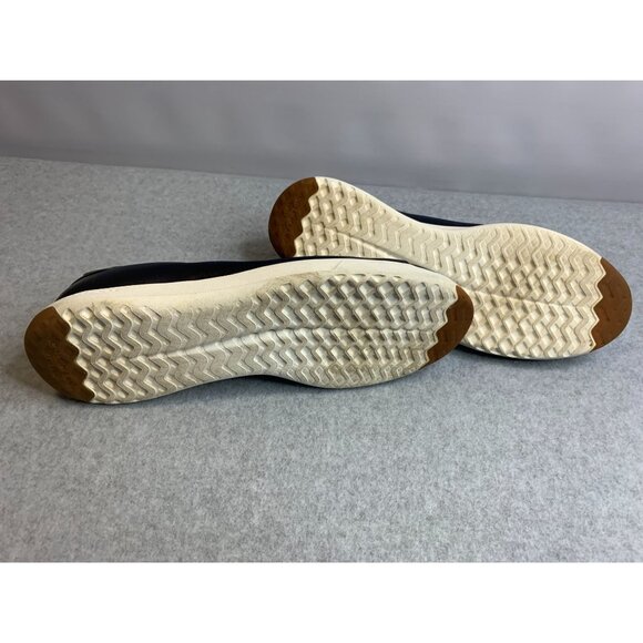 Cole Haan Mens Size 10.5 M Grand Pro Sneaker Shoes Navy Blue Leather Flat Lace T - Picture 7 of 10